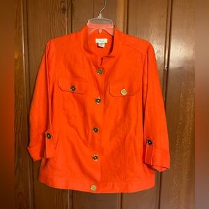 Laura Ashley Button Down Jacket size 1X #2329